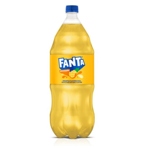 Fanta Pineapple Soda Bottle Image 1 of 11