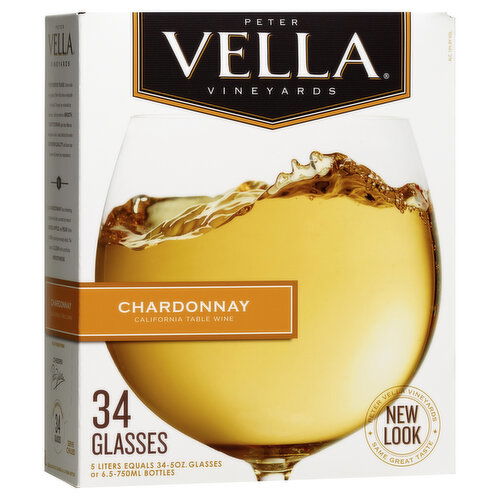 Peter Vella Chardonnay White Wine Box