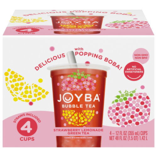 Joyba Strawberry Lemonade Green Tea Bubble Tea