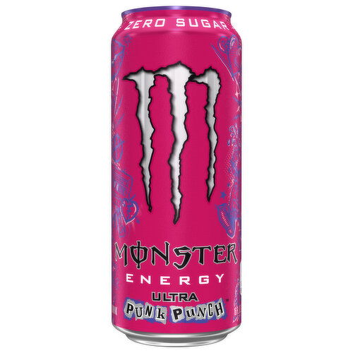 Monster Zero Sugar Punk Punch Energy Drink