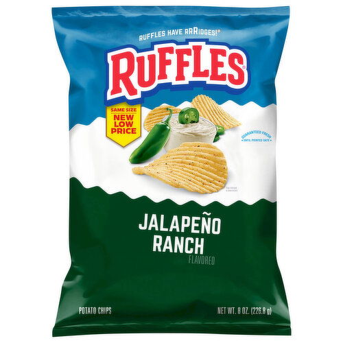 Ruffles Jalapeno Ranch Flavored Potato Chips