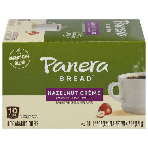 Panera Bread Coffee, Hazelnut Creme, Cups