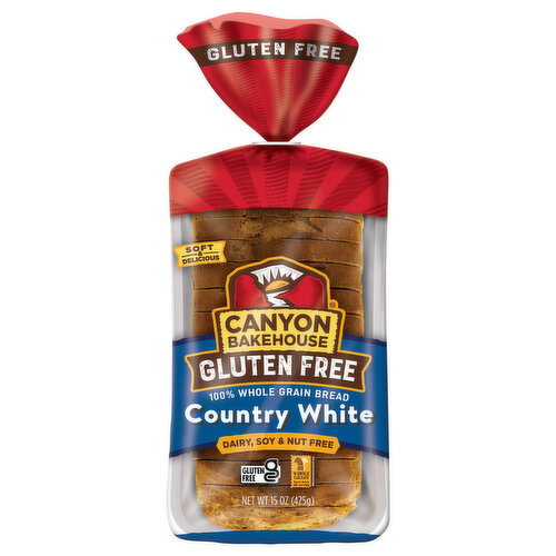 Canyon Bakehouse Gluten Free 100% Whole Grain Country White Bread