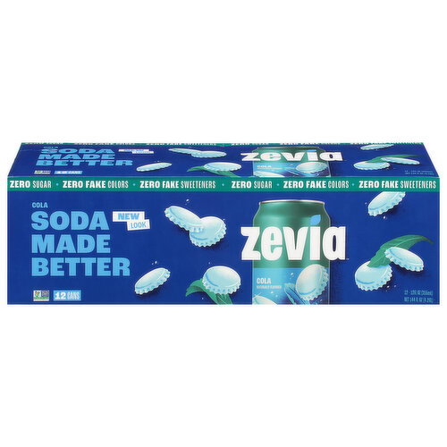Zevia Zero Sugar Cola Soda