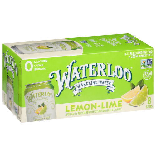 Waterloo Sparkling Water, Lemon-Lime