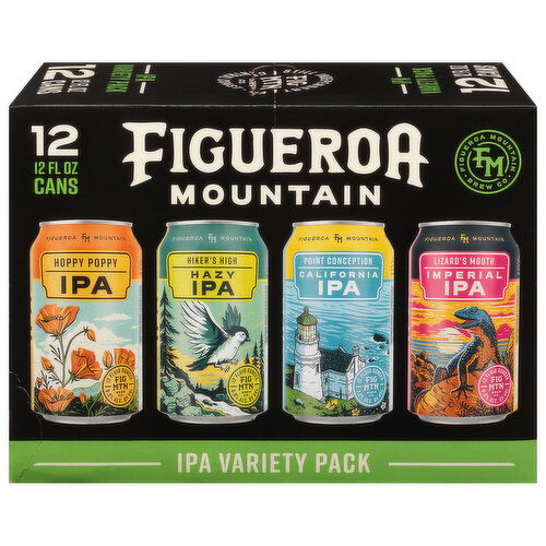 Figueroa Mountain Beer, IPA Variety Pack