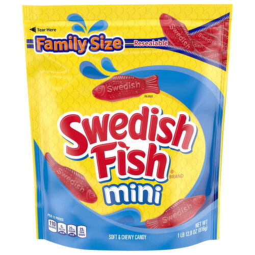 Swedish Fish Soft & Chewy Mini Candy Family Size