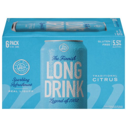 Long Drink Gin, Traditional Citrus