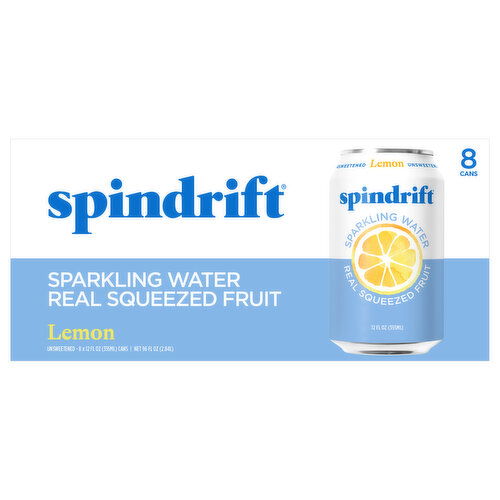 Spindrift Unsweetened Lemon
