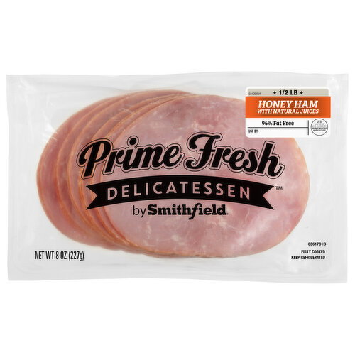 Prime Fresh Delicatessen Honey Ham with Natural Juices