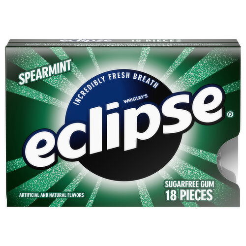 Eclipse Gum, Sugarfree, Spearmint