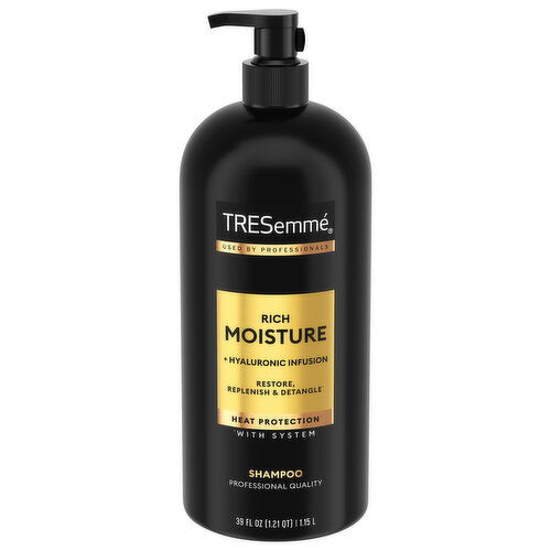 TRESemme Shampoo, Rich Moisture + Hyaluronic Plex