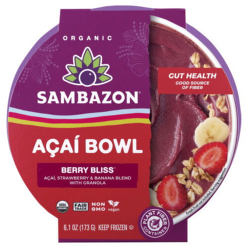 Sambazon Organic Berry Bliss Acai Bowl
