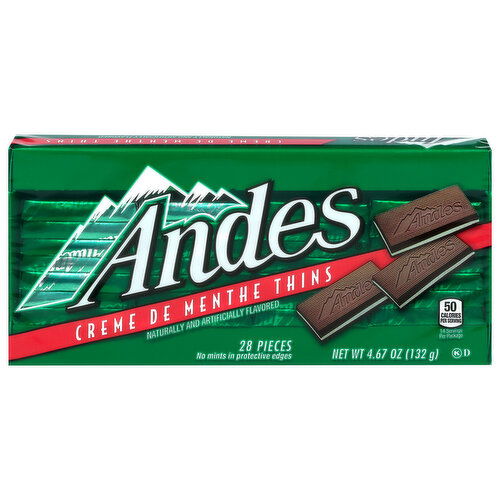 Andes Creme De Menthe Thins