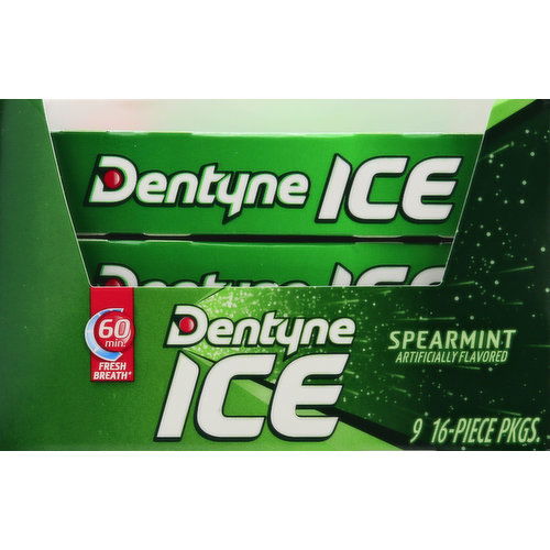 Dentyne Gum, Sugar Free, Spearmint