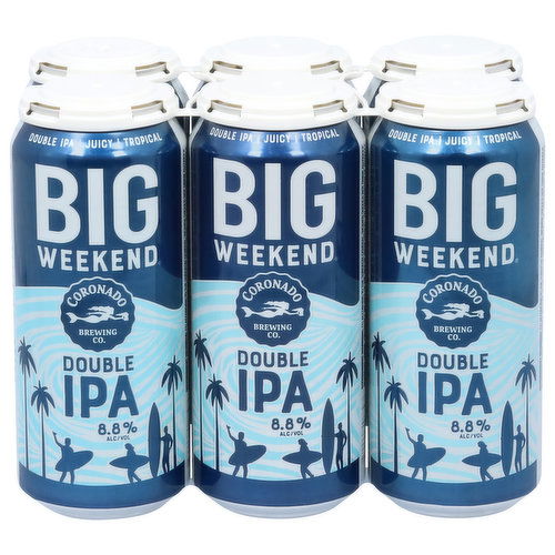 Coronado Brewing Co. Beer, Double IPA, Big Weekend