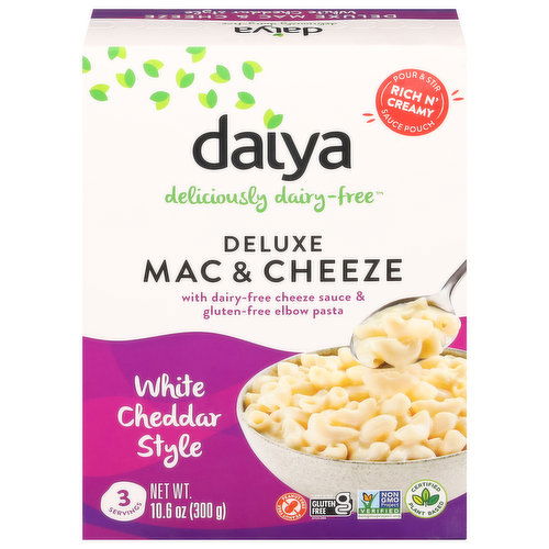 Daiya Mac & Cheeze, White Cheddar Style, Deluxe