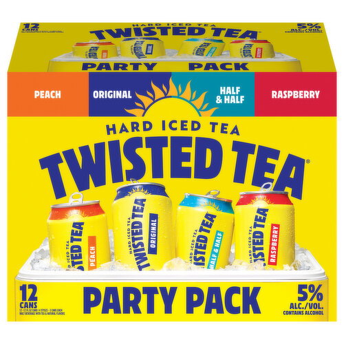 Twisted Tea Assorted Hard Iced Tea Party Pack Image 1 of 4
