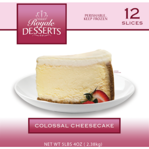 Royale Desserts NY Colossol Cheesecake