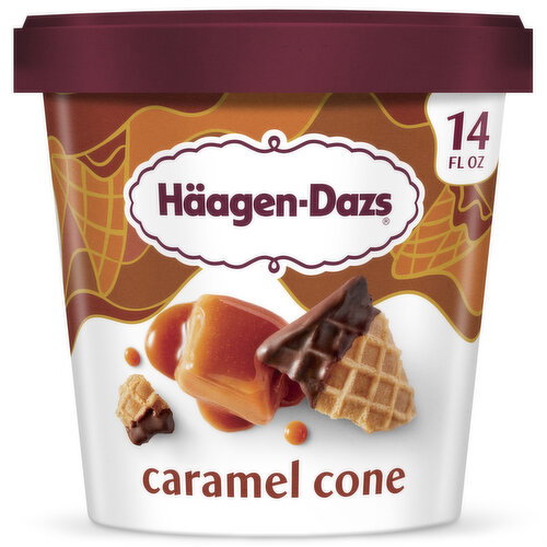 Haagen-Dazs Caramel Cone Ice Cream Image 1 of 11