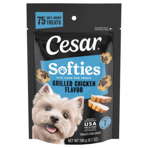 Cesar Grilled Chicken Flavor Bite-Sized Dog Treats Image 1 of 5