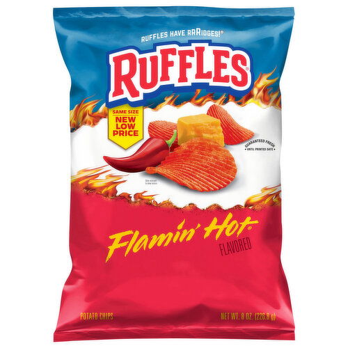 Ruffles Flamin' Hot Flavored Potato Chips