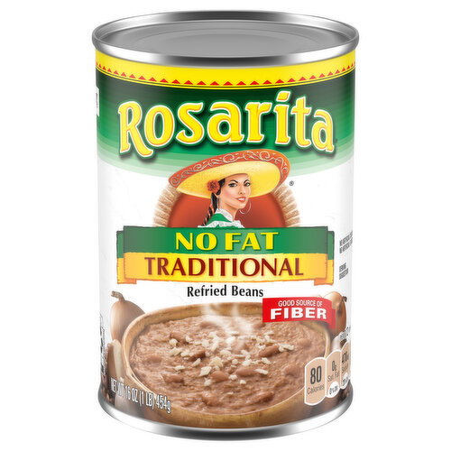 Rosarita No Fat Traditional Refried Beans Image 1 of 4