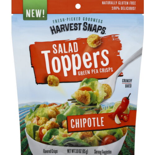 Harvest Snaps Salad Toppers, Green Pea Crisps, Chipotle