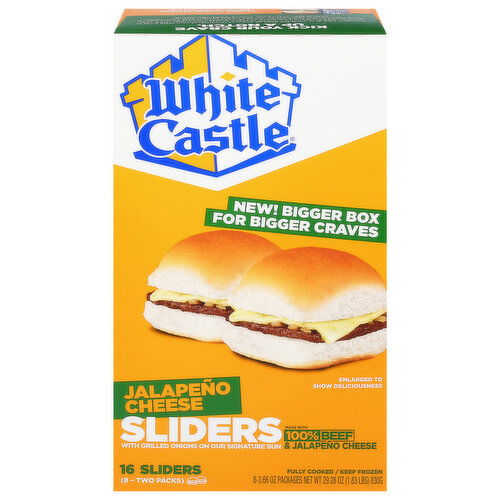 White Castle Sliders, Jalapeno Cheese