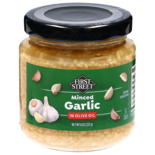 First Street Minced Garlic in Olive Oil Image 1 of 6
