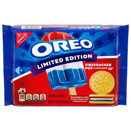 Oreo Firecracker Pop Flavor Creme Sandwich Cookies