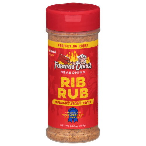 Famous Dave's Mild Rib Rub Seasoning