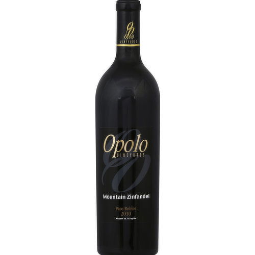 Opolo Vineyards Zinfandel, Mountain, Paso Robles, 2010