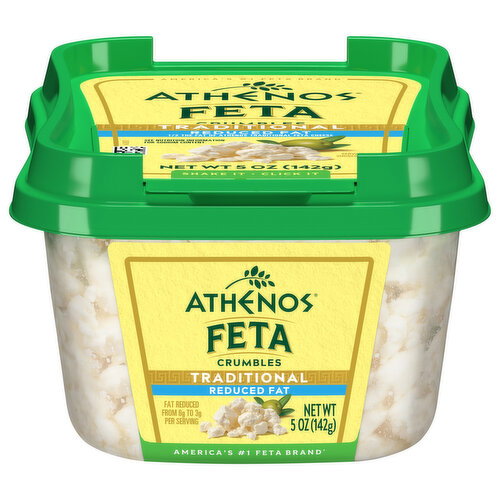 Athenos Crumbles Reduced Fat Traditional Feta Image 1 of 6