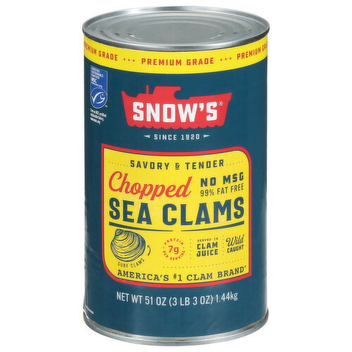 Snows Chopped Sea Clams Image 1 of 6