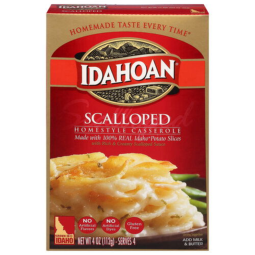 Idahoan Casserole, Homestyle, Scalloped