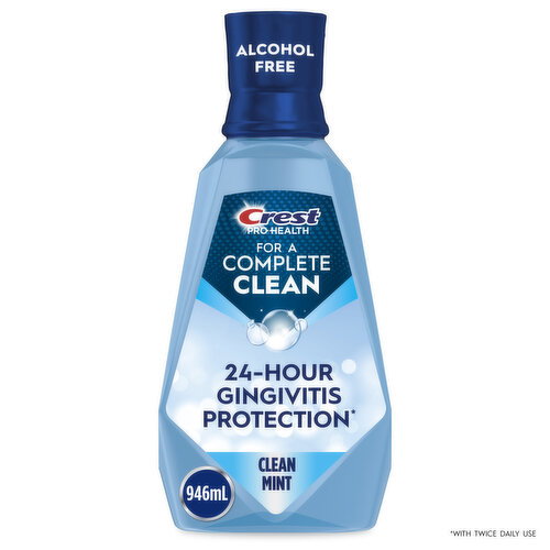 Crest Multi Protection Clean Mint CPC (cetylpyridinium chloride) Antigingivitis/Antiplaque Oral Rinse