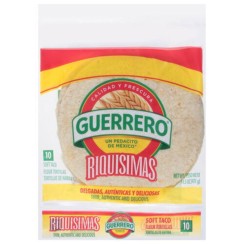 Guerrero Flour Tortillas, Soft Taco