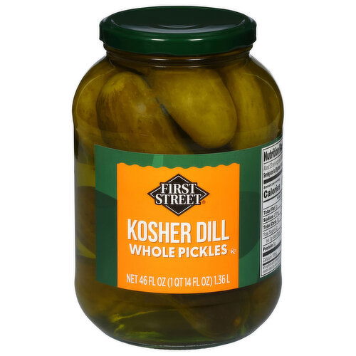 First Street Kosher Dill Whole Pickles