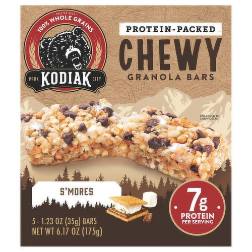 Kodiak Protein-Packed Chewy S'mores Granola Bars Image 1 of 6