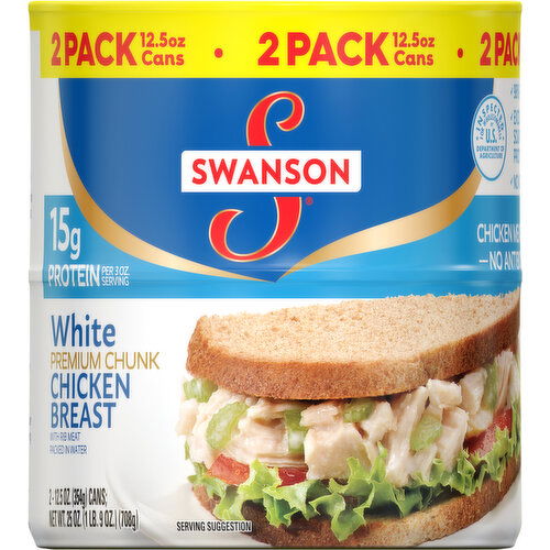 Swanson Premium White Chicken 2 pk