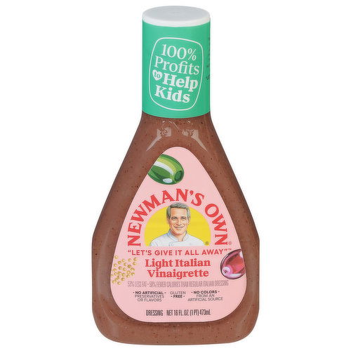 Newman's Own Dressing, Light Italian Vinaigrette