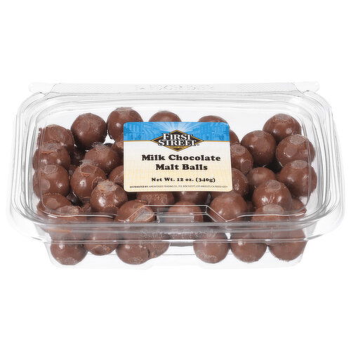 First Street Malt Balls, Milk Chocolate