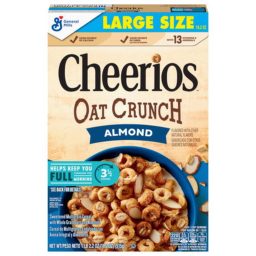 Cheerios Cereal, Amond, Large Size