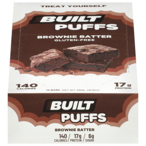 Built Bar, Brownie Batter, Puffs