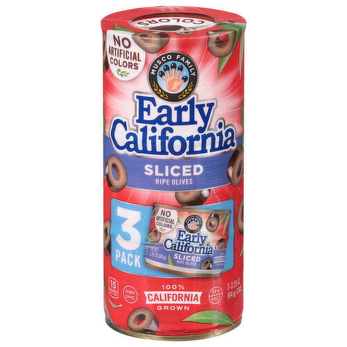 Early California Sliced Ripe Olives