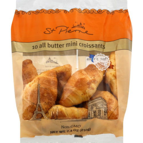 St Pierre Croissants, All Butter, Mini