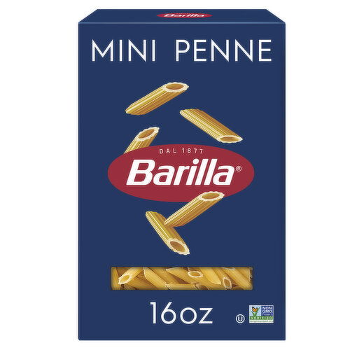 Barilla Mini Penne - Non-GMO Pasta Made with Durum Wheat Semolina & Kosher