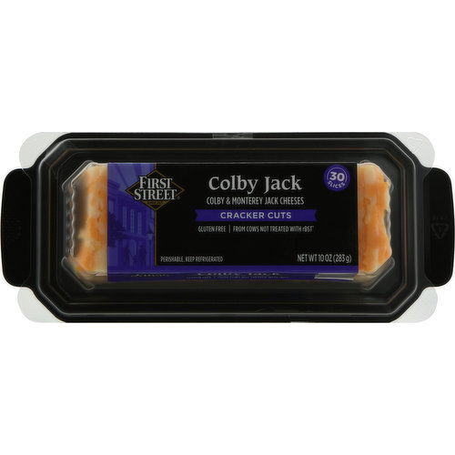 First Street Cheese, Colby Jack, Cracker Cuts