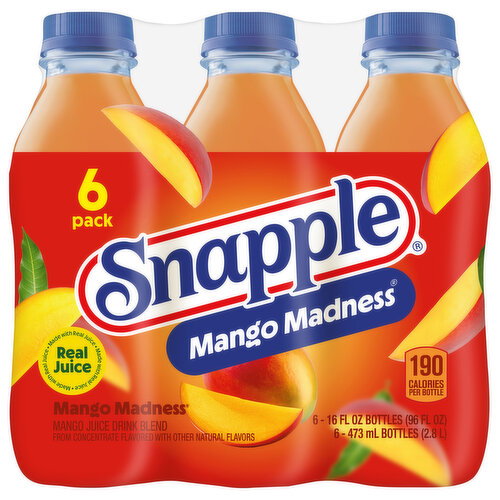Snapple Mango Madness Juice Drink Blend